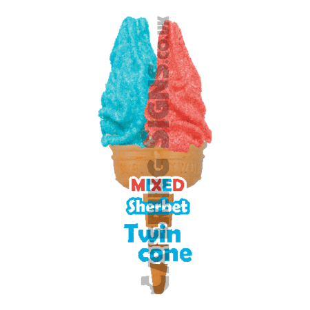 Mixed Sherbet - Twin Cone