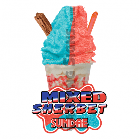 Mixed Sherbet- Sundae