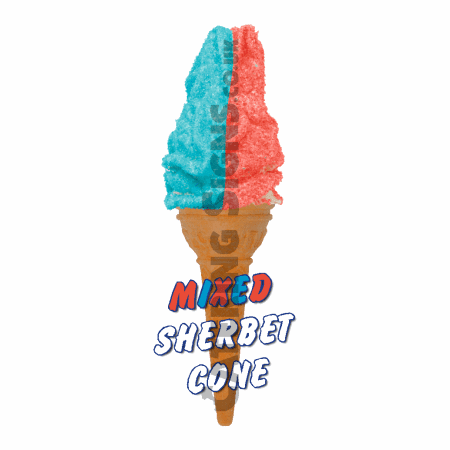 Mixed Sherbet - Single Cone