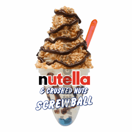 Nutella & Crushed Nuts - Screwball