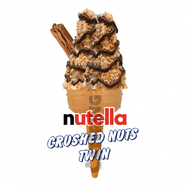 Nutella & Crushed Nuts - Twin Cone - Image 2