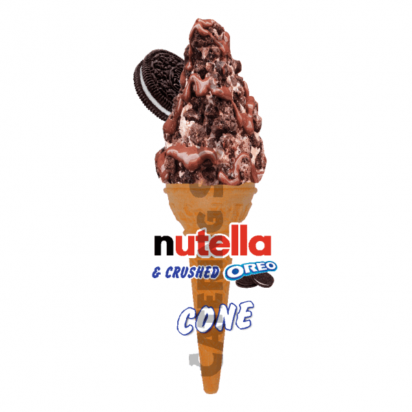 Nutella & Crushed Oreo - Single Cone - Image 3