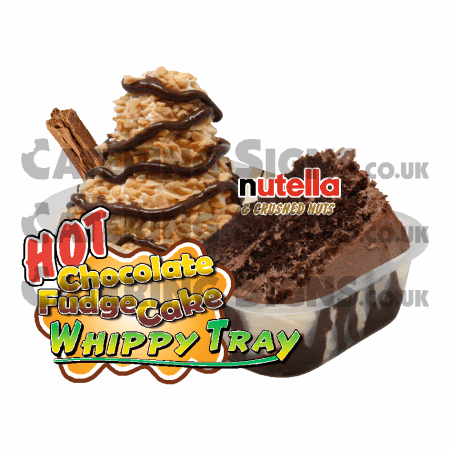 Nutella & Crushed Nuts - Chocolate Cake Tray