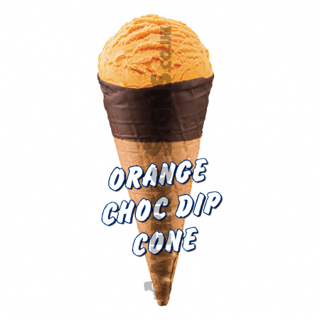 Orange Choc Dip Scoop