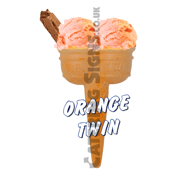 Orange Twin Scoop - Image 2