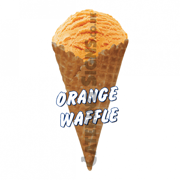 Orange Waffle Scoop
