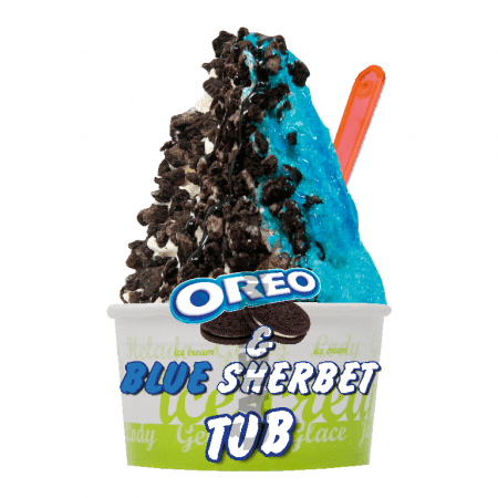 Oreo & Blue Sherbet - Tub