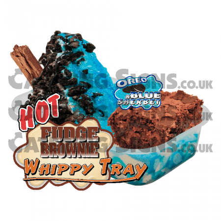 Oreo & Blue Sherbet - Brownie Tray