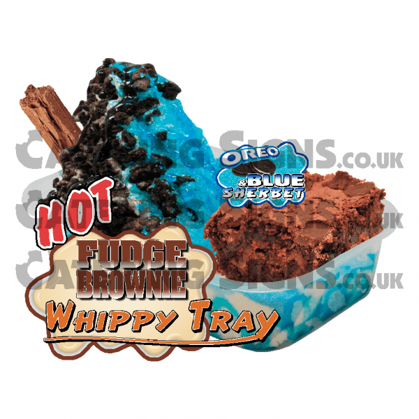 Oreo & Blue Sherbet - Brownie Tray