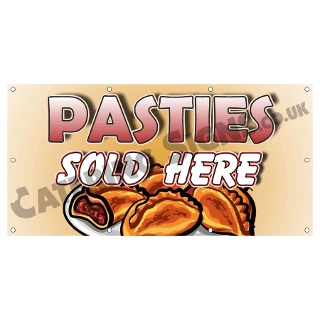 Pasties Cartoon Banner