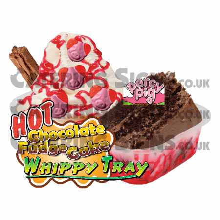 Percy Pig - Chocolate Cake Tray