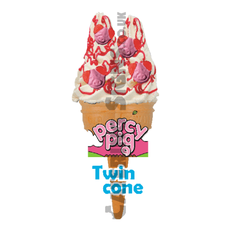 Percy Pig - Twin Cone