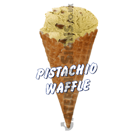 Pistachio Waffle Scoop