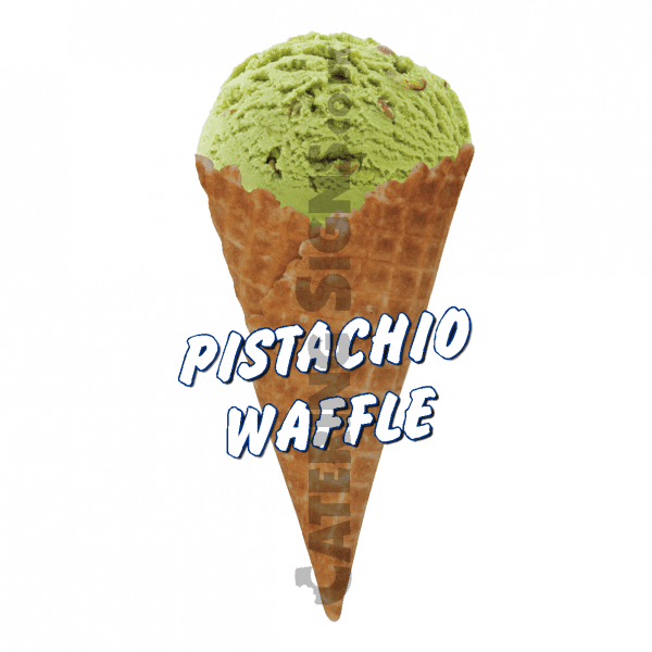 Pistachio Waffle Scoop