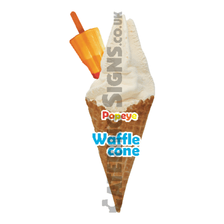 Popeye - Waffle Cone