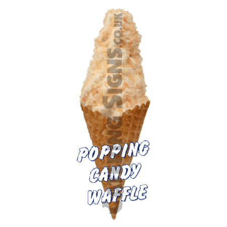 Popping Candy - Waffle Cone