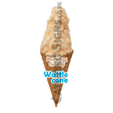 Popping Candy - Waffle Cone
