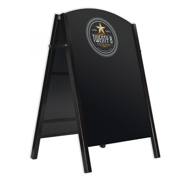 Premier Chalk A-board with Logo