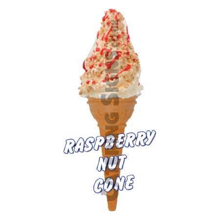 Raspberry Nut - Single Cone