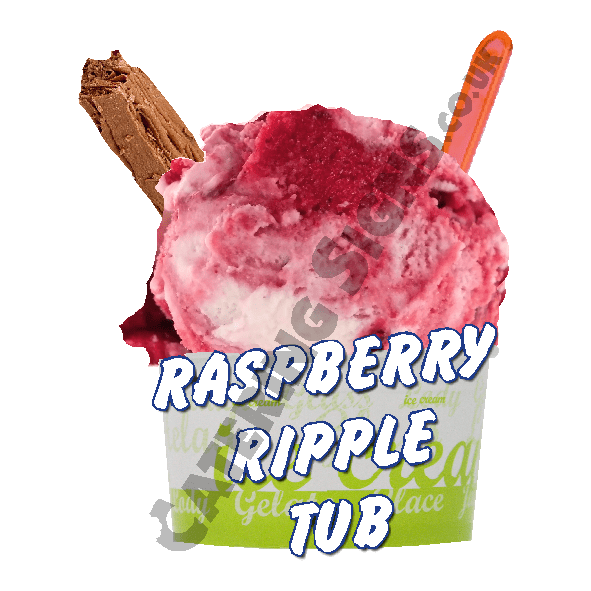 Raspberry Ripple Tub Scoop - Image 2