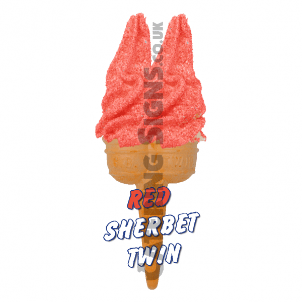 Red Sherbet - Twin Cone
