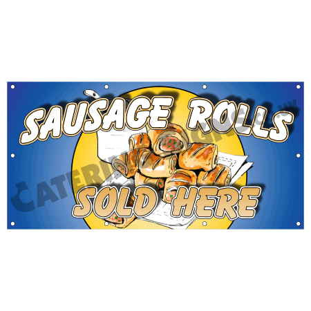 Sausage Roll Cartoon Banner