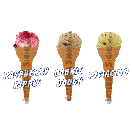 Set of 3 Single Scoops