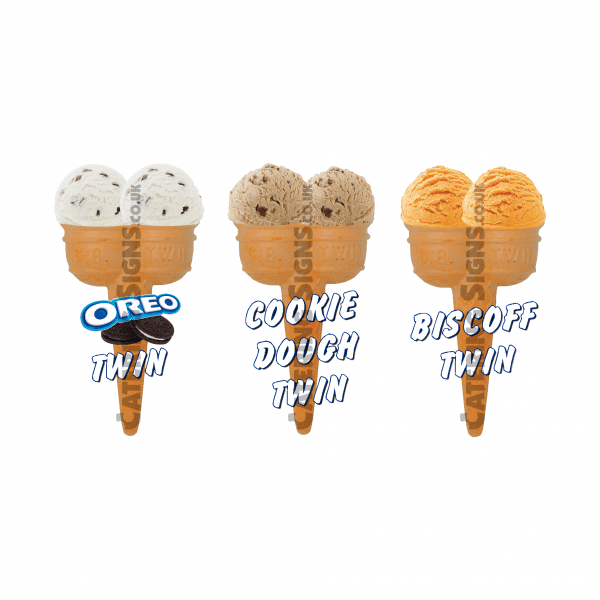Set of 3 Twin Scoops