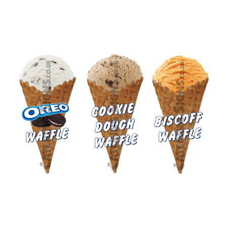 Set of 3 Waffle Scoops