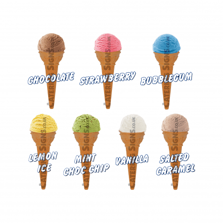 Set of 7 Single Scoops