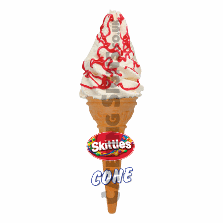 Skittles - Single Cone