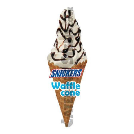 Snickers - Waffle Cone