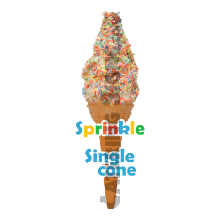Sprinkles - Single Cone