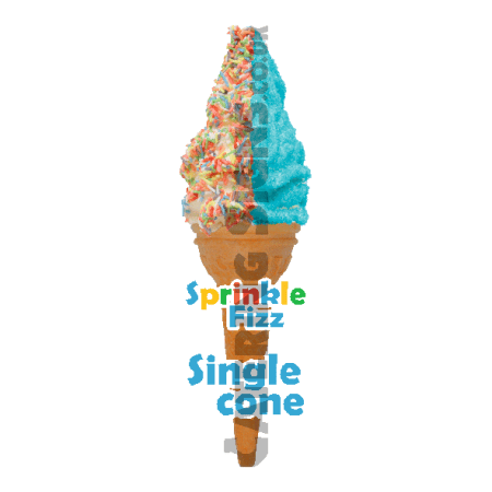 Sprinkle Fizz - Single Cone