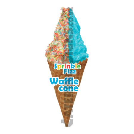 Sprinkle Fizz - Waffle Cone