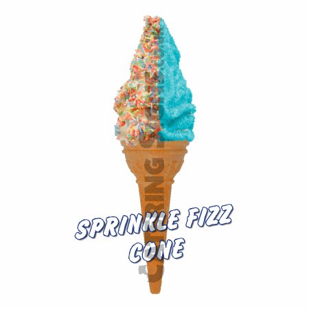 Sprinkle Fizz - Single Cone