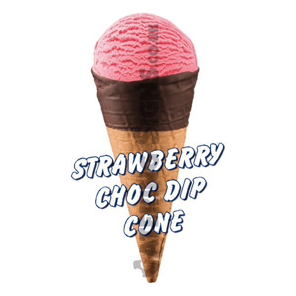 Strawberry Choc Dip Scoop