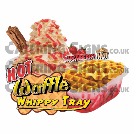 Strawberry & Nuts - Waffle Tray