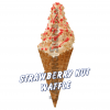 Strawberry Nut - Waffle Cone