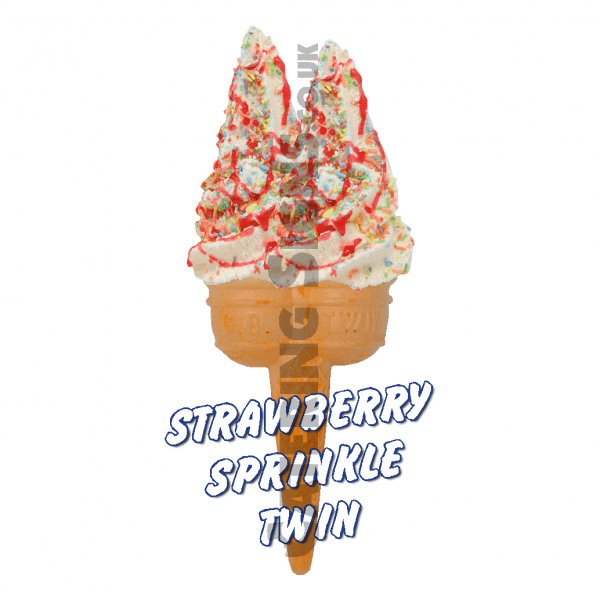 Strawberry Sprinkle - Twin Cone