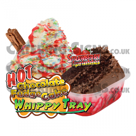 Strawberry Sprinkles - Chocolate Cake Tray