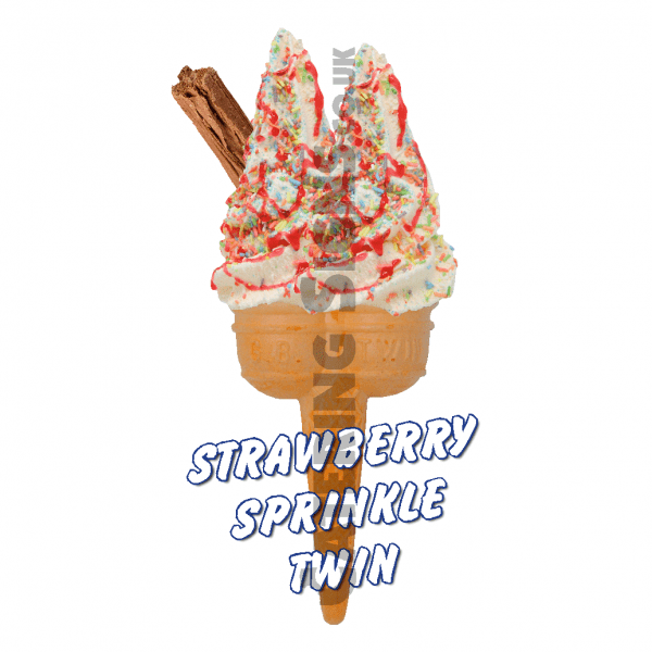 Strawberry Sprinkle - Twin Cone - Image 2