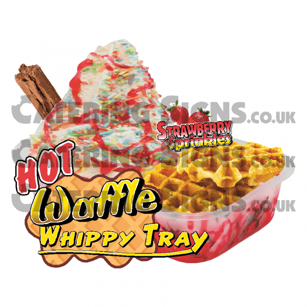 Strawberry Sprinkles - Waffle Tray