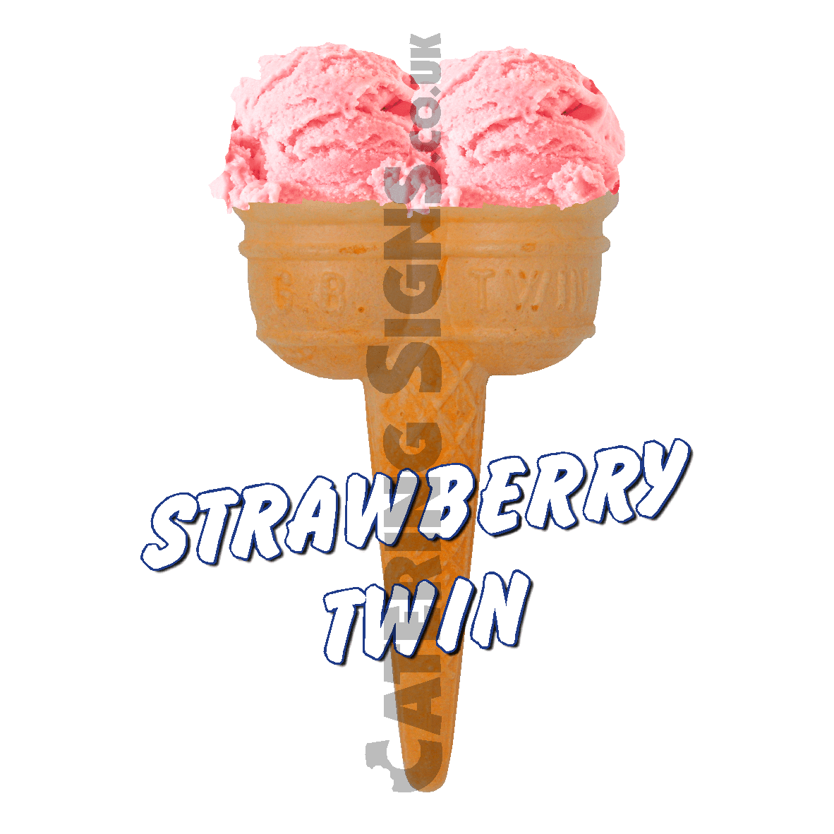 Strawberry Twin Scoop