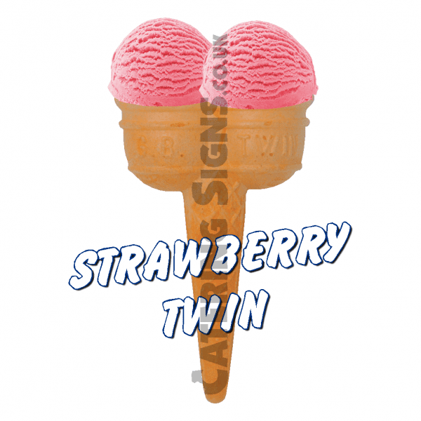 Strawberry Twin Scoop