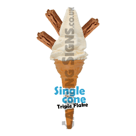 Triple Flake - Single Cone