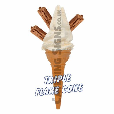 Triple Flake - Single Cone