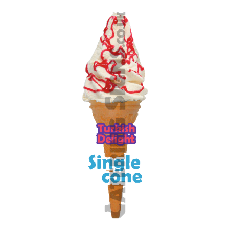Turkish Delight - Single Cone