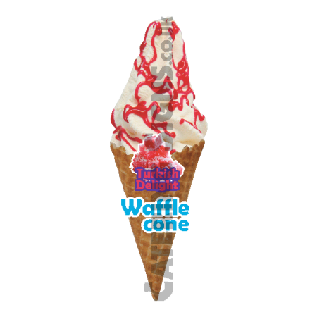 Turkish Delight - Waffle Cone