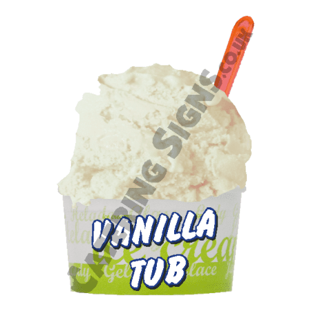 Vanilla Tub Scoop